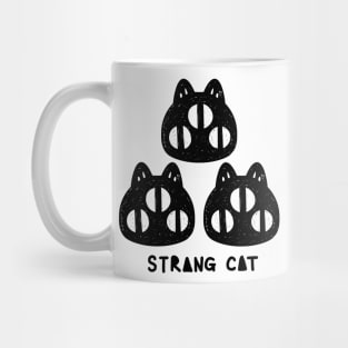 STRANGE CAT - staring more Mug